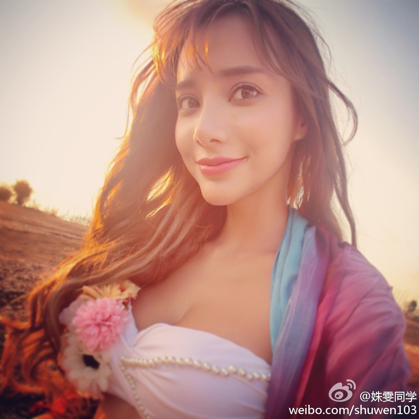 福师大中俄混血校花姝雯同学走红私照美到窒息 1